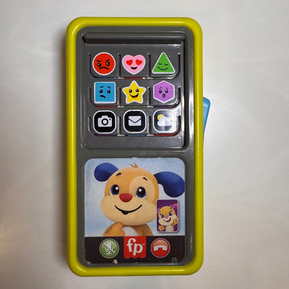 Fisher-Price Laugh & Learn 2-in-1 Slide to Learn Smart Phone‎ HLY61 Yellow Toy
